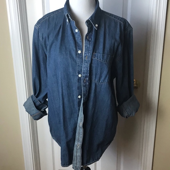 GAP Tops - GAP | Denim Button Down, Sz L GAP Tops - GAP | Denim Button Down, Sz L